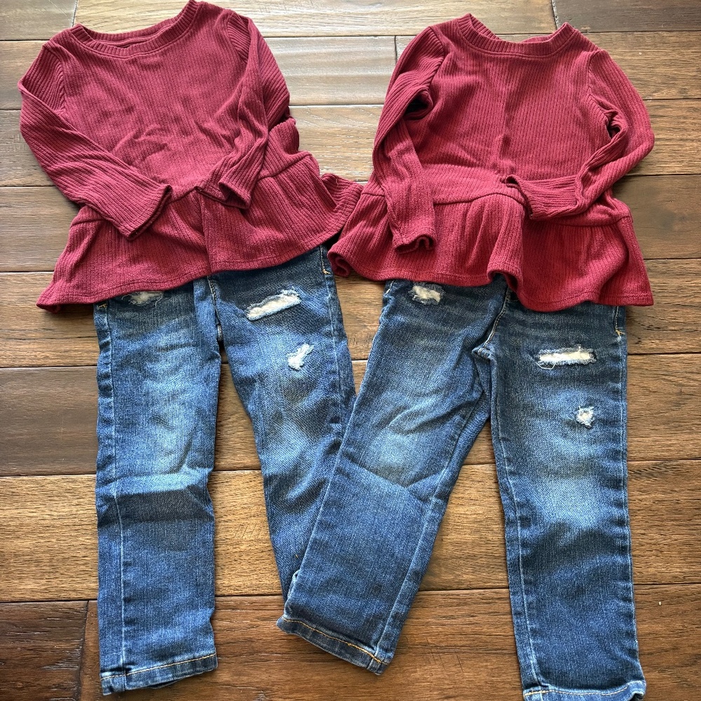 3yr twin girl fall/winter clothing bundle